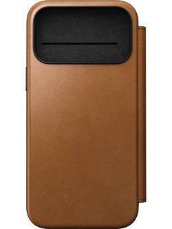 Nomad Modern Leather Folio iPhone 17 Pro Max English Tan