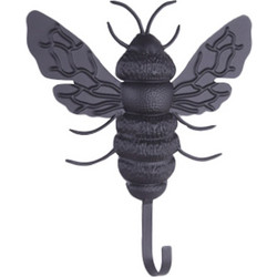 BEE ΔΙΑΚΟΣΜΗΤΙΚΟ ΚΡΕΜΑΣΤΡΑ 22x4x25cm ΜΕΤΑΛΛΟ ΜΑΥΡΟ
