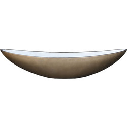 AMBROSIA ΜΠΩΛ ΔΙΑΚΟΣΜΗΣΗΣ 60x14x15cm ΤΕΧΝΗΤΗ ΠΕΤΡΑ BRASS ANTIKE 1τμχ