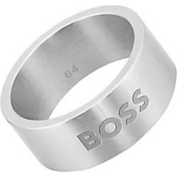 Boss Ανδρικό Δαχτυλίδι Βέρα από Ατσάλι