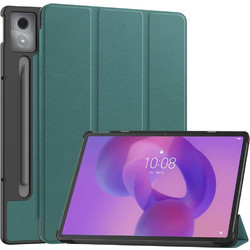 Θήκη Lenovo Idea Tab Pro - OEM - Flip Θήκη από Συνθετικό Δέρμα (PU) - Πράσινο Σκούρο - Stand