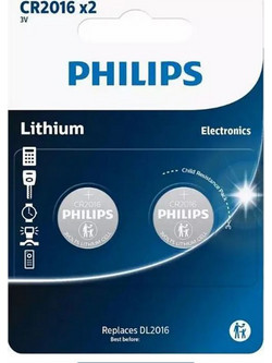 Philips CR2016 2τμχ