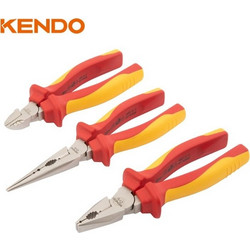 Kendo 85134 Σετ Πένσες Ηλεκτρολόγου 1000V VDE 3TMX