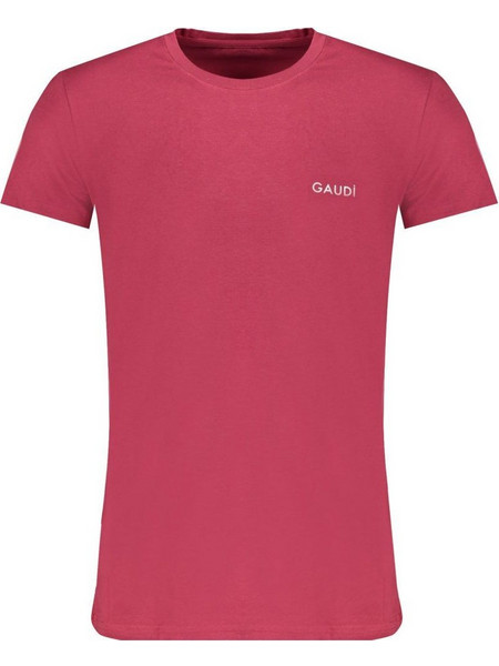 GAUDI MEN'S RED SHORT SLEEVE T-SHIRT - GAU1UTS01_RORUMBAR