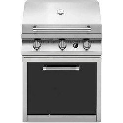 Μονάδα BBQ 70εκ. Με 1 Ντουλάπι ΜΑΥΡΟ | STEEL SWING | Μοντέλο : G7BS-3C-AN