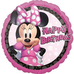 Μπαλόνι Φοιλ 17" Minnie Mouse Forever Happy Birthday / 43 εκ