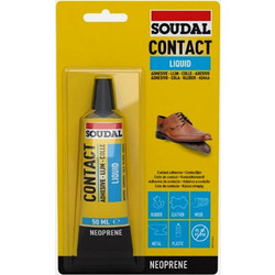 Soudal Βενζινόκολλα Νεοπρενίου Ρευστή 50ml - Βάση Καουτσούκ, Ανθεκτική 80C & Διάφανη
