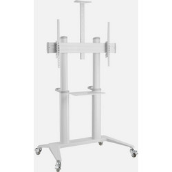 Techly ICA-TR49W Βάση Τηλεόρασης Δαπέδου Τροχήλατη 70"-120" έως 140kg