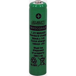 SKB 38.0490.25 Επαναφορτιζόμενη Ni-MH AAA - 900 mAh, 1,2 V & Λαπτικά Άκρα, 1 τεμ