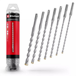 Einhell 49265515 - Σετ 7 τεμαχίων τρυπανιών SDS Plus με σφυρί, 4 τεμαχίων, 210 mm, O 6-14 mm