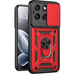 Bodycell Armor Slide Θήκη Κόκκινη (Motorola Edge 70 Fusion)