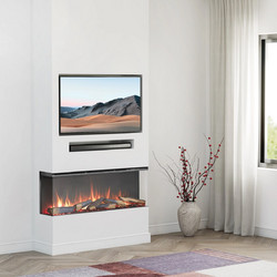 Richen 3D Insert 113 Ηλεκτρικό Τζάκι Τοίχου 2000W Μ112.8xΥ49.5xΒ21cm