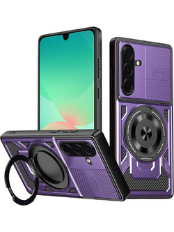Θήκη Κινητού Defender Armor Case Αντικραδασμική (Armor - Shockproof ) με ενσωματωμένη Magsafe βάση-δαχτυλίδι για SAMSUNG GALAXY A57 ΜΟΒ