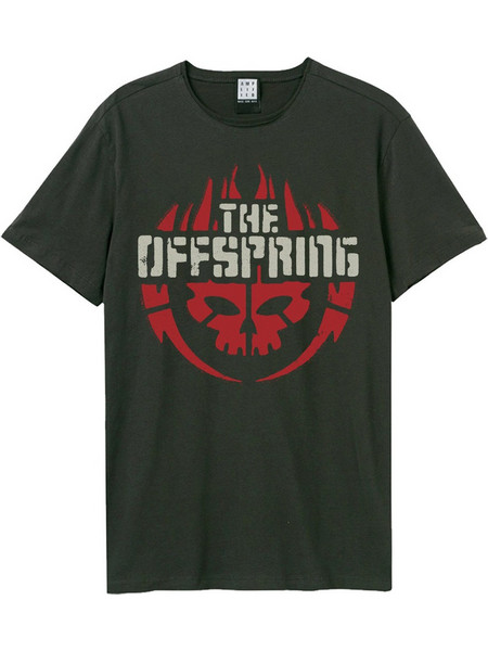 Amplified The Offspring Skull Logo T-Shirt Charcoal ZAVE210N961-CHA