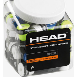 XTREMESOFT DISPLAY (70 GRIPS) X BOX X 2 OVERGRIP TENNIS HEAD