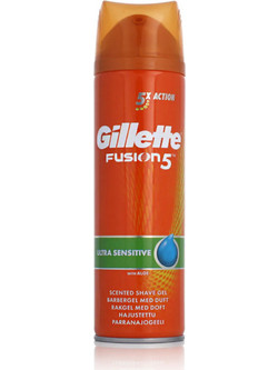 Gillette Fusion 5 Ultra Sensitive Gel Ξυρίσματος 200ml