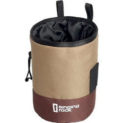 Singing Rock CHALK BAG DUO - Brown/Gold