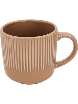 Κούπα Chloe 07.207279B 12x8,8x9cm 360ml Mocha Πηλός