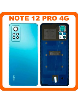 Xiaomi Redmi Note 12 Pro 4G (2209116AG, 2209116AG) Rear Back Battery Cover + Camera Lens Ice Blue