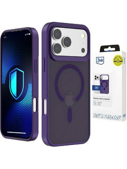 3mk Smoke MagCase Θήκη MagSafe Purple-Translucent (iPhone 17 Pro)