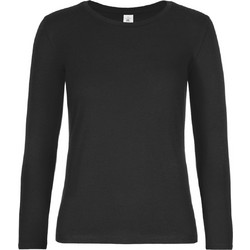 Γυναικείο μακρυμάνικο T- Shirt B & C TW08T Black
