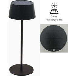 Φωτιστικό Πορτατίφ Aurora Ηλιακό LED 2.6W 3000K 100Lm IP44 Αλουμίνιο Μαύρο