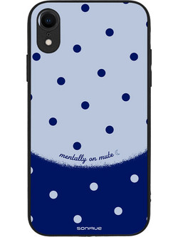 Sonique Delulu Polka Era Series Θήκη Blue Mentally (iPhone XR)