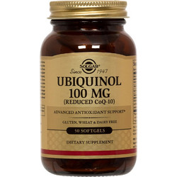 Solgar Ubiquinol 100mg 50 Μαλακές Κάψουλες