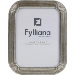 ΚΟΡΝΙΖΑ Fylliana FL0466 15x20 ΑΣΗΜΙ ΧΡΩΜΑ 20x2x25εκ