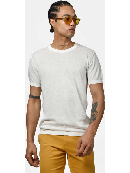 Ανδρικό T-shirt 100% Βαμβακερό - Φυσική Αίσθηση & Ανάλαφρη Άνεση - ΛΕΥΚΟ
