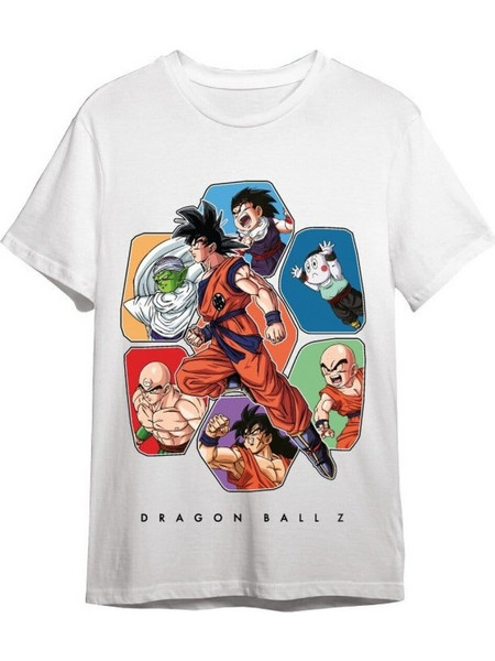 Dragon Ball T-Shirt Friends White Size S