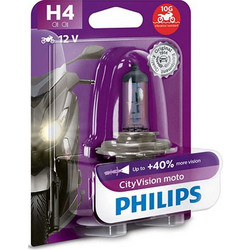 Philips H4 CityVision moto +40% 10G 12V