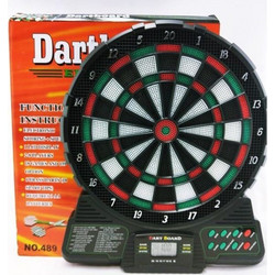 DARTBOARD ΗΛΕΚΤΡΟΝΙΚΟΣ ΣΤΟΧΟΣ ΜΕ ΒΕΛΗ OEM 489 - OEM