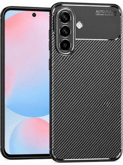 Ancus AutoFocus Carbon Fiber Θήκη Black (Samsung Galaxy A36 5G / A37 5G)