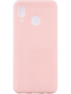 Θήκη Huawei Y7 2019 Prime Silky and Soft Touch Silicone Σομόν Σομόν Θήκη πλάτης Σιλικόνη