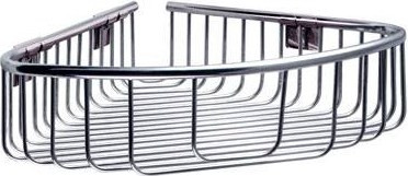 Καλάθι γωνιακό σχαρωτό RETI 9638 Χρωμέ KARAG 21x21x7cm
