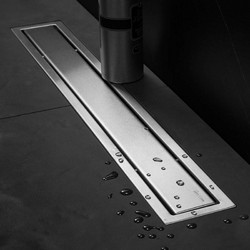Σιφόνι δαπέδου από ανοξείδωτο ατσάλι Confluo FRAMELESS PESTAN 30cm