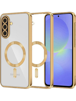 Θήκη Techsuit Luxury Crystal MagSafe για Samsung Galaxy A36 5G / A56 5G χρυσή