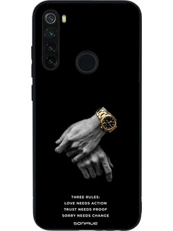 Sonique Men's Edition Θήκη με Σχέδιο «Three Rules» (Xiaomi Redmi Note 8T)