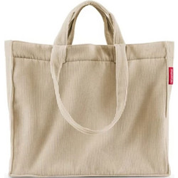 Τσάντα Ώμου Softshopper Cord GR6052 38,5x47x17cm Sand Reisenthel