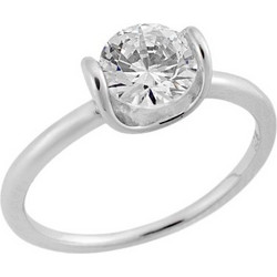 Δαχτυλίδι Γυναικείο Μονόπετρο Senza Silver 925