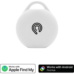 Hyperloq NeoTag Dual Anti-Lost Tracker Apple Find My / Google Find My Device White 1 Pack