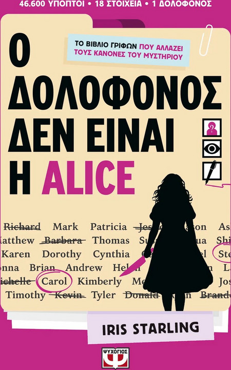 Ο Δολοφόνος δεν είναι η Alice
