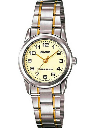 Casio Γυναικείο Ρολόι με Ασημί Μεταλλικό Μπρασελέ LTP-V001SG-9B
