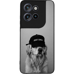 Sonique Men's Edition Θήκη με Σχέδιο «Just Chill Pup» (Motorola Edge 50 Neo 5G / Edge 60 Neo 5G)