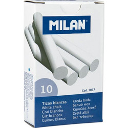 Milan Κιμωλίες Λευκές 10Τμχ (325-00421-1037)