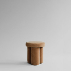 Σκαμπό Big Foot Stool Μπεζ Desert Velvet 43x38cm 101 COPENHAGEN