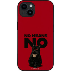 Sonique Men's Edition Back Cover με Σχέδιο «No Means No» (iPhone 14)