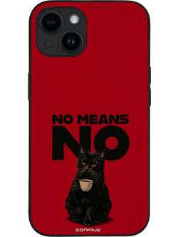 Sonique Men's Edition Back Cover με Σχέδιο «No Means No» (iPhone 14)