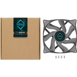 Iceberg Thermal IceGALE Case Fan 140mm με Σύνδεση 4-Pin PWM Grey